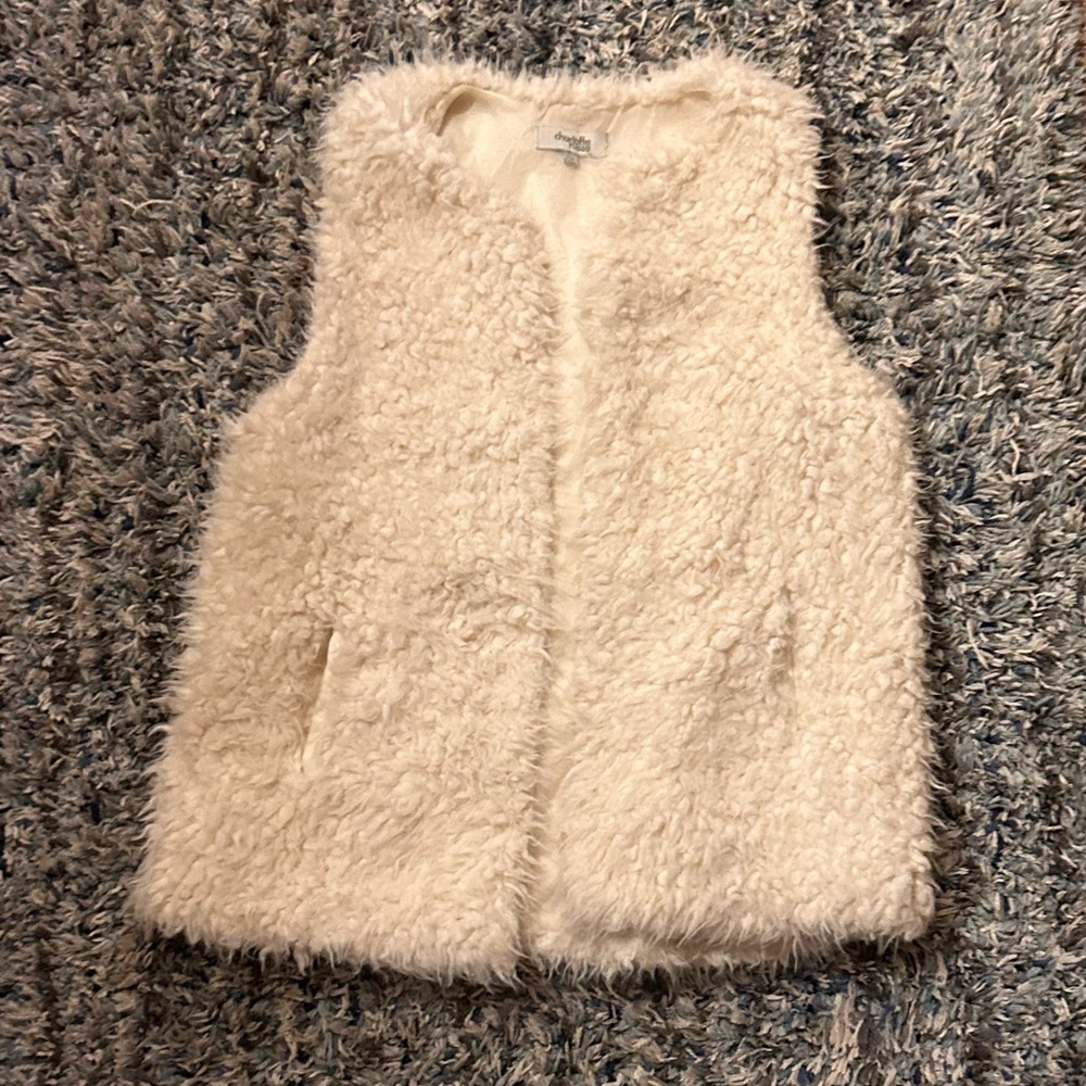 Furry soft vest EUC